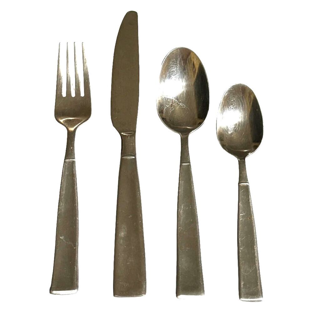 Cuisinart Satin‎ Balance Stainless Steel Flatware 4 pc set - Modern and Simple